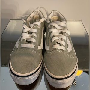 Vans Old Skool gray suede. Size13 kids.